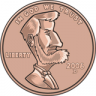 Cartoon United States Penny (One Cent)