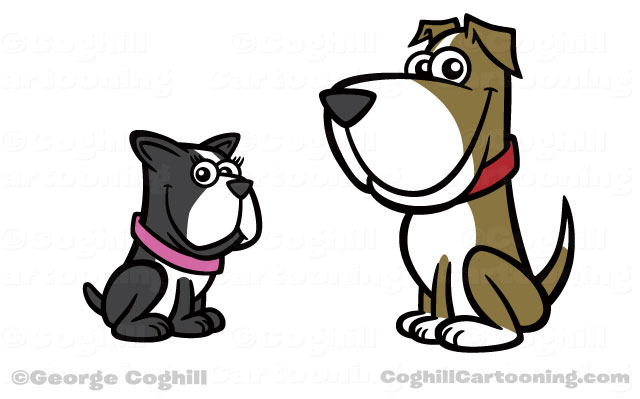 Cartoon dog characters