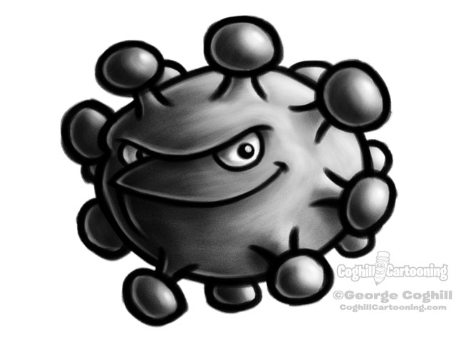 Germ 10 Cartoon Character Sketch