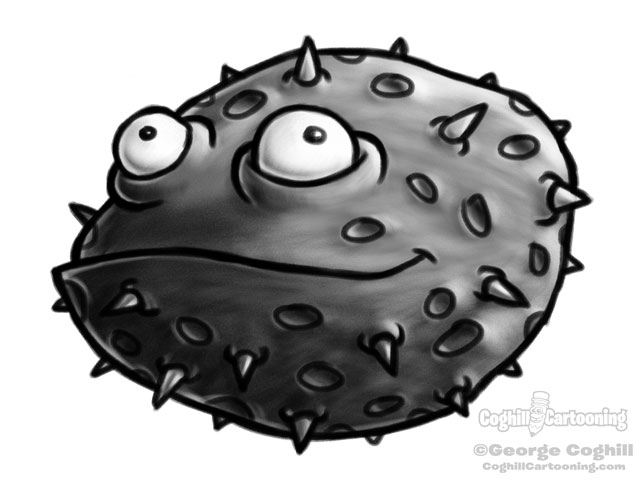 Pollen Cartoon Character Sketch 2