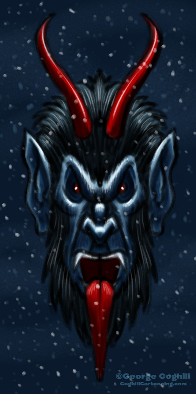 Krampus the Christmas Demon Character Sketch