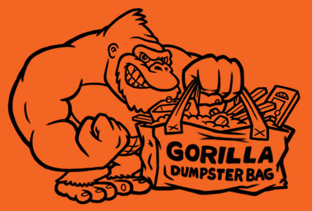 gorilla-dumpster-bags-cartoon-logo-illustration-no-color-sketch-coghill