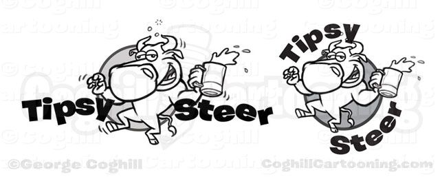 tipsy-steer-drunk-bull-cartoon-logo-sketches-coghill