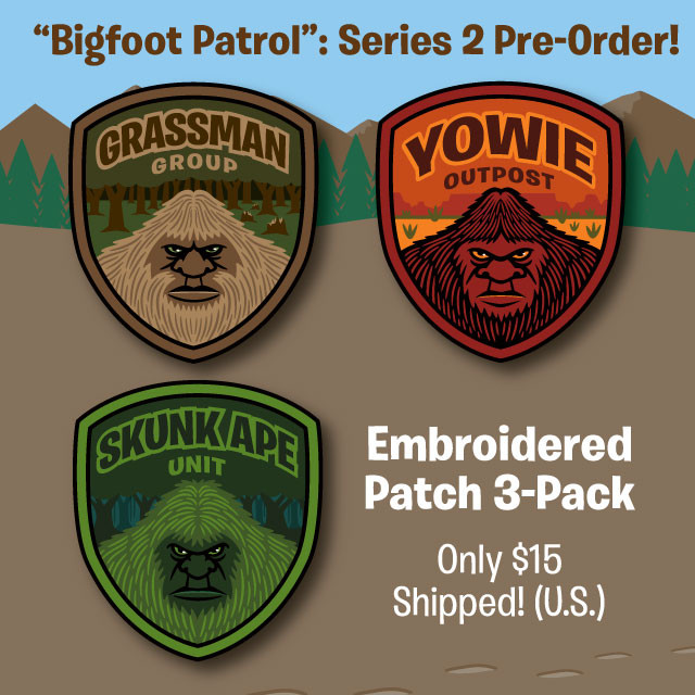 Grassman Skunk Ape Yowie Patches