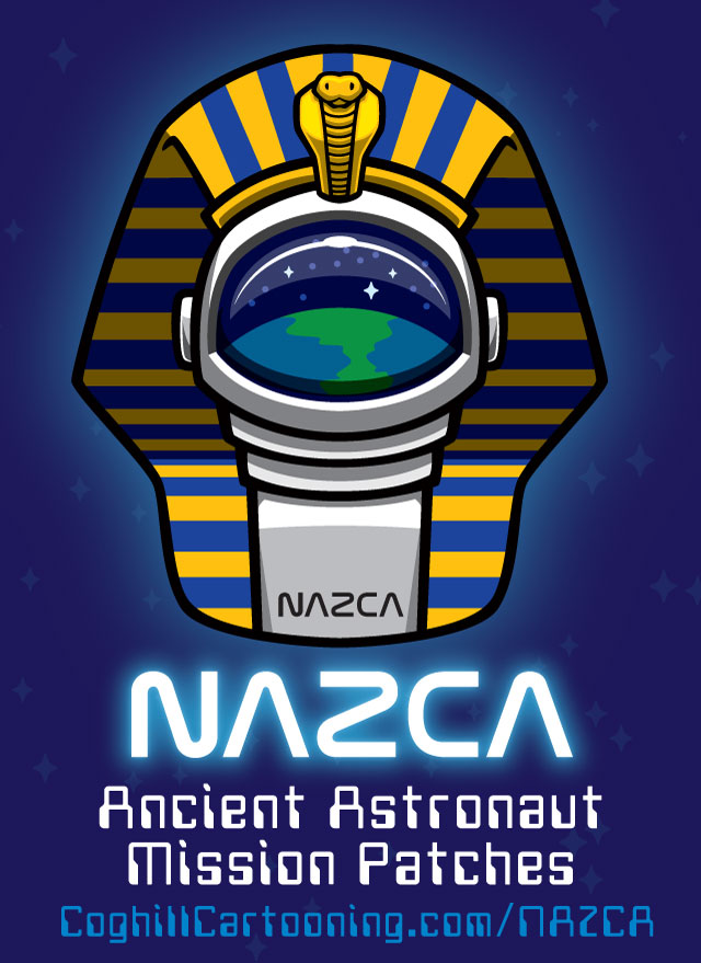 Nazca Pharaoh Ancient Astronaut Patch Promo