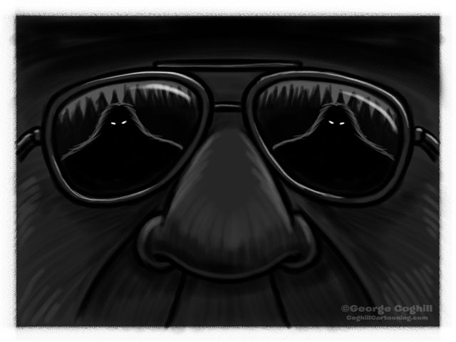 Bigfoot Patrol Ranger Sunglasses Sketch