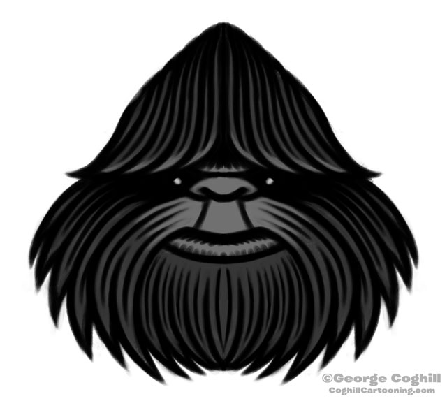 Bigfoot Stylized Head Sketch