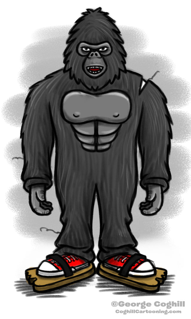 A Man In A Cheap Gorilla Suit
