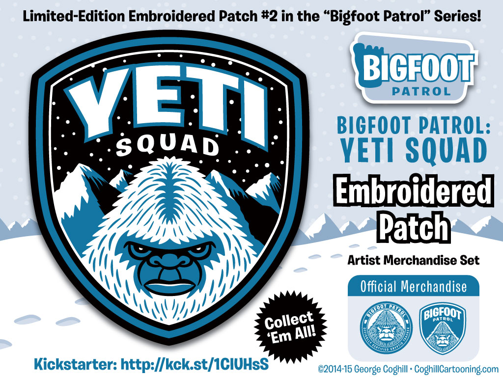Yeti Squad Embroidered Patch & Membership Kit