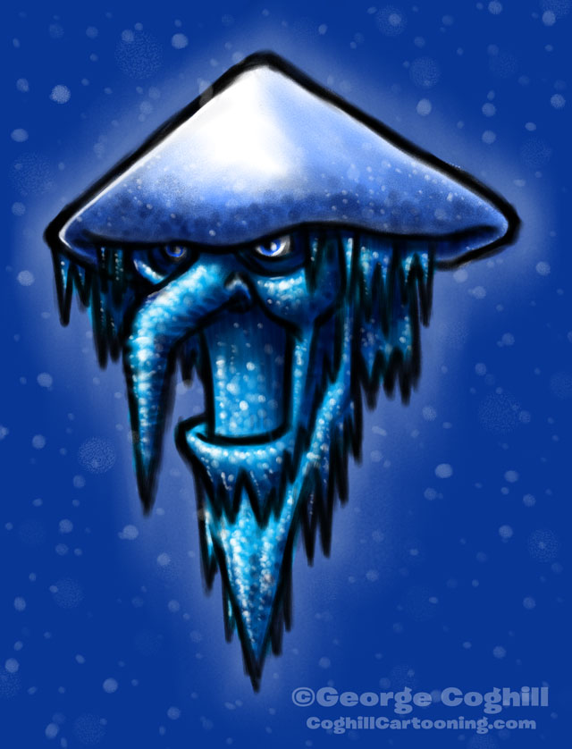 Jack Frost Cartoon Character Sketch 5